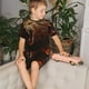 thumbnail image 4 of Fotbe Cool Flame Lion A Pijama Estampada de 2 Piezas para Niños – Ropa de Dormir de Manga Corta Cómoda para Niños y Niñas, Camiseta y Shorts de Algodón-3X-Large, 4 of 6