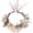 Egg Yellow, variant on HAOSHICS Simulation Floral Wreath Garland Hair Hoop Bride Flower Headband Headwear with Ribbon for Wedding Travel Vacation Photo Party (Egg Yellow)
