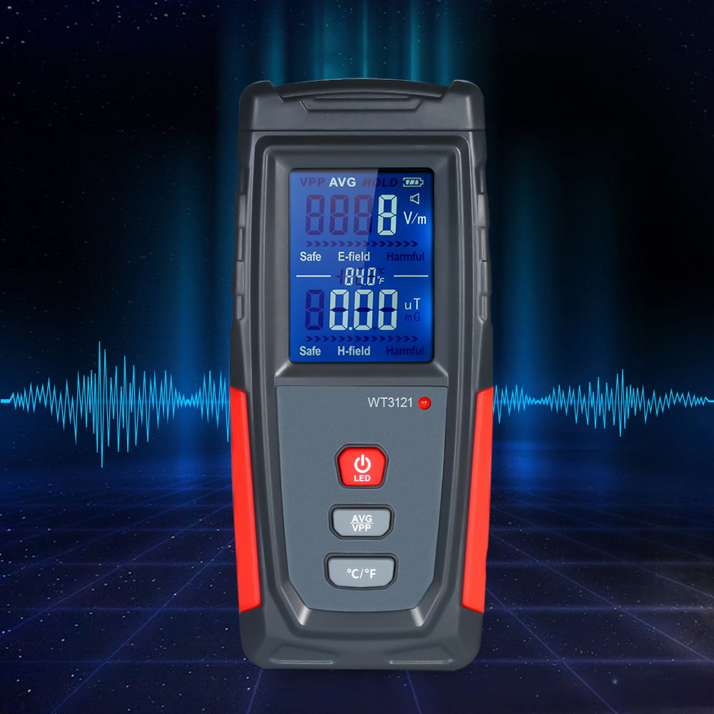 Details about   5HZ—3500MHz Digital Electromagnetic Field Radiation Detector LCD EMF Meter 