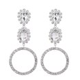 thumbnail image 3 of Minnieouse 1 par de pendientes colgantes, pendientes de gota estéticos, joyería de moda para boda, regalos personalizados, accesorios de plata Type3 NO3 Minnieouse AP010640-02, 3 of 6
