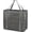 Large - Dark Grey, variant on Mesh Beach Bag, Large Beach Tote with Zipper Pocket, Toys Pool Bag for Family Travel Vacation Cruise Essentials Simple Modern - Pink