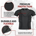 thumbnail image 3 of TUOYR Youth Kids Padded Compression Shirt Chest Rib Protector for Football up to Size XL, 3 of 7
