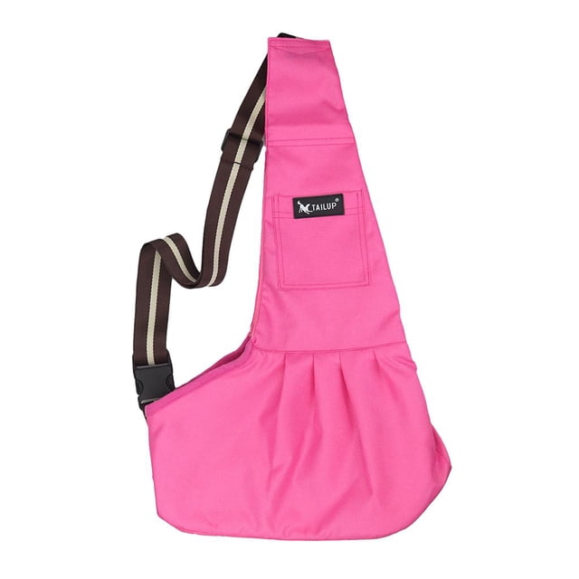 Mascota Cachorro Bolso de un hombro Portador Tote Rose Red M Zulema Bolsa de cachorro de perro
