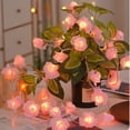 thumbnail image 3 of Eespoir LED Rose Flower String Lights, Battery Operated Rose Lights, Fairy String Lights for Decoration, For Bedroom Canopy, Wedding Backdrop, Party Decor, Garden Patio(Pink), 3 of 5