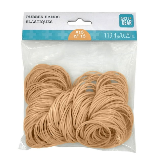Pen+gear 1/4lb rubber bands #16
