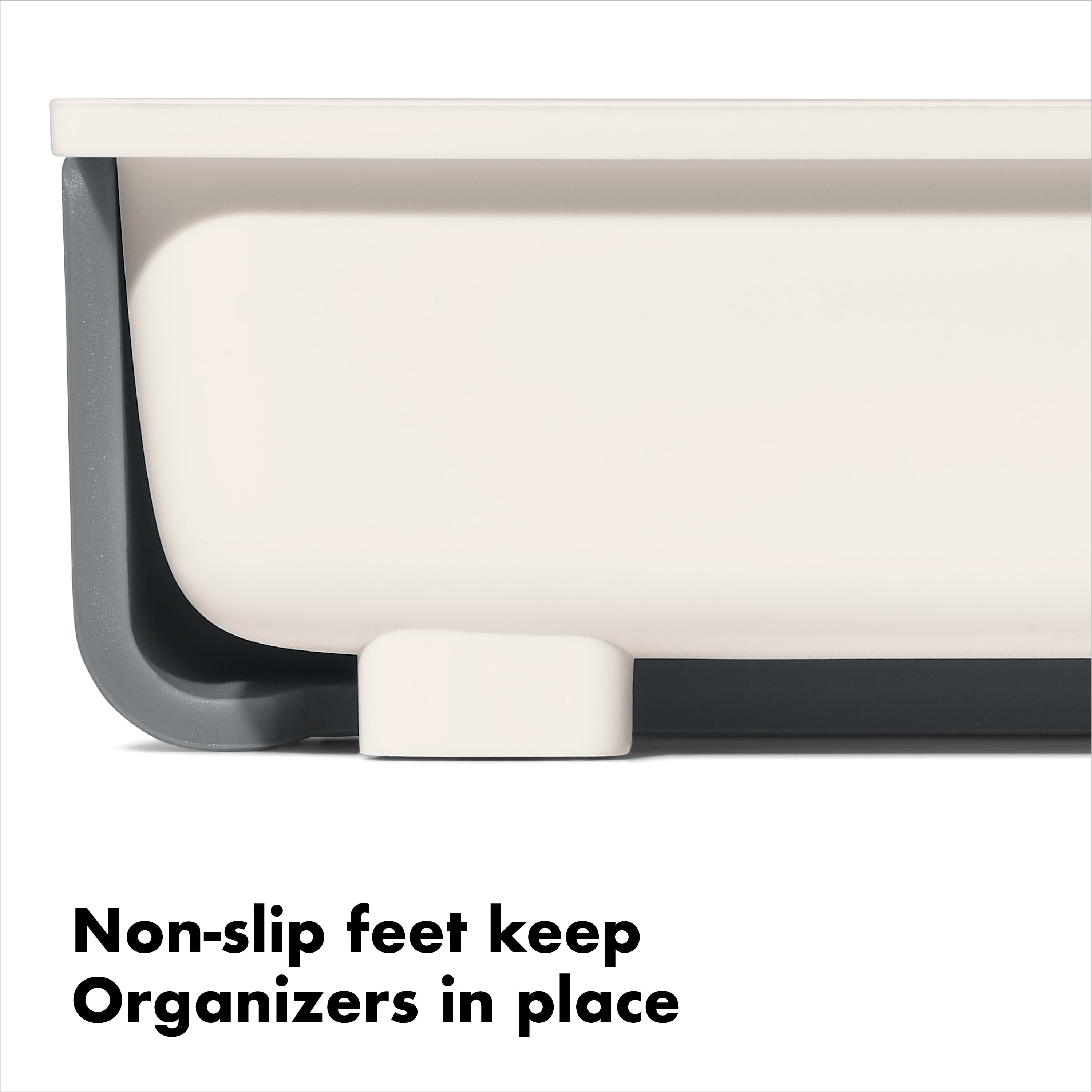 (2 pack) OXO Expandable Long Tool Drawer Organizer, Gray