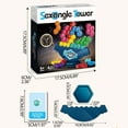 thumbnail image 4 of PEACNNG Clearance!  Stacking Tower Game  Hexagon  Stack Attack Game  Balance Board Games for 2 Players+ Family Games Travel Parties Team Building Games for Kids & Adults, 4 of 9