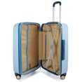 thumbnail image 2 of BADGLEY MISCHKA Mia 3 Piece Expandable Retro Luggage Set (Light Blue), 2 of 7