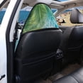 thumbnail image 5 of Binienty Beach Sea Turtle Starfish Waterproof Sweat Towel Car Seat Cover for Gym Workout Running Swimming Beach Hiking Anti-Slip Bucket Seat Protector Auto Interior Decor, 5 of 8