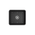 thumbnail image 6 of BOCCHI Classico Farmhouse Apron Front Fireclay 20 in. Single Bowl Kitchen Sink with Protective Bottom Grid and Strainer in Matte Dark Gray, 6 of 6