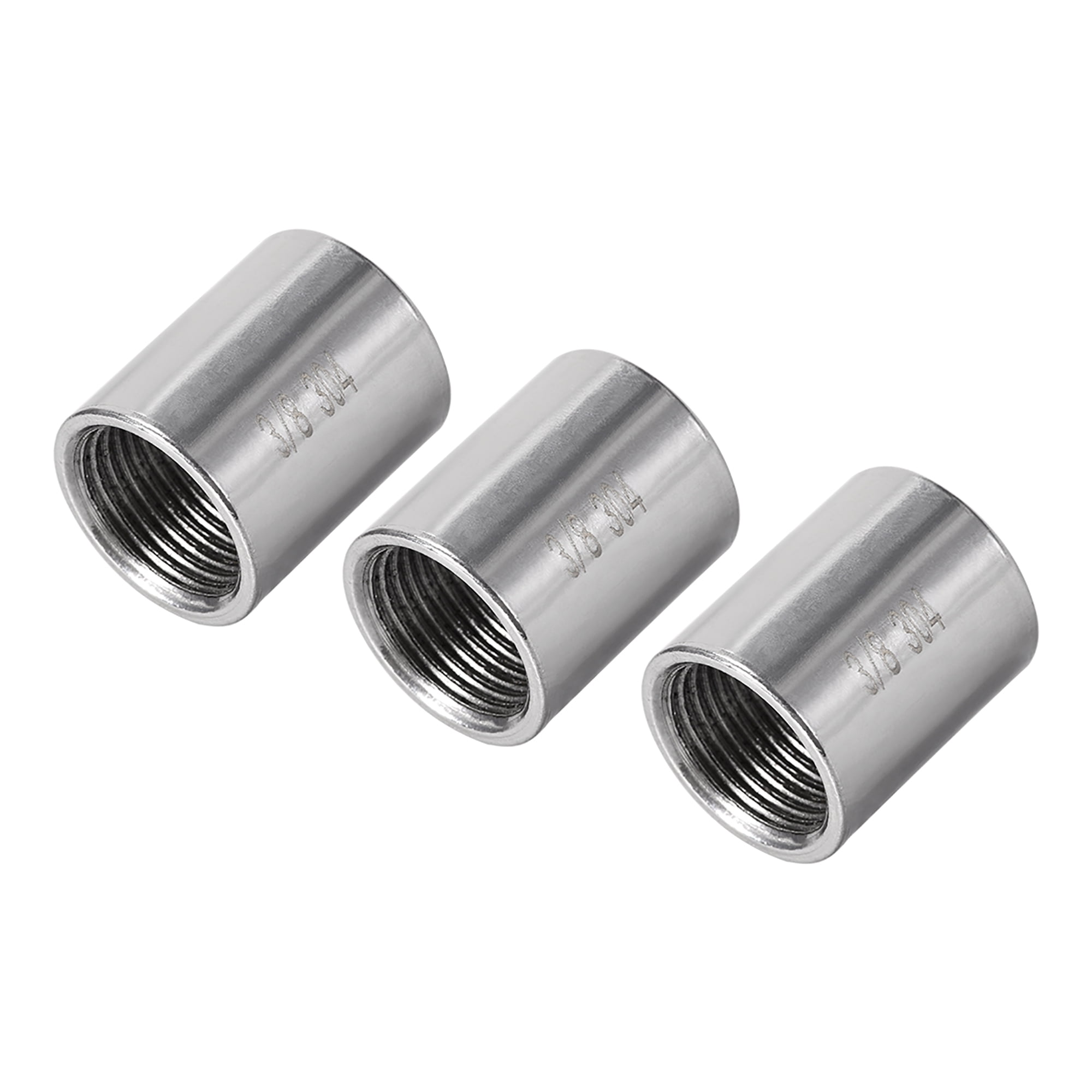 Uxcell 304 Stainless Steel Pipe Coupling - 3/4 X 3/4 G Female Thread Fitting