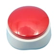 thumbnail image 2 of Botones para perros jinwen Juguete interactivo grabable portátil Rojo, 2 of 8