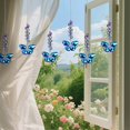 thumbnail image 5 of 1Pcs Crystal Butterfly Suncatchers Hanging Ornaments, Butterfly Sun Catcher Crystals Hanging, Rainbow Maker Sun Catchers indoor Window Ornament, Sparkling Outdoor Patio Garden Decor Gifts Decor,Blue, 5 of 5