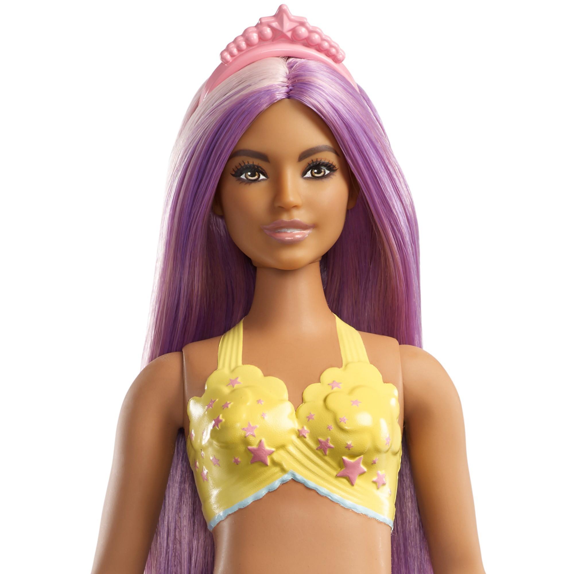 Barbie Dreamtopia Mermaid Doll with Long Purple Streaked Hair - image 3 of 8