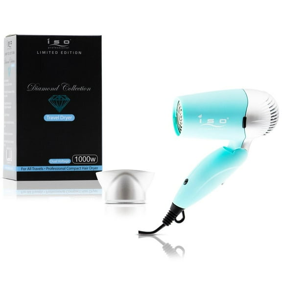 ISO Beauty Travel-Perfect Compact Lightweight Dual Voltage Travel Dryer - Diamond Collection