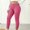 Hot Pink plus size high waisted leggings a1, variant on BRELIL Women's Plus Size High Waisted Stretch Ankle Pants Casual Solid Leggings Trousers Loose Fit Comfortable Yoga Lounge Pants Fall Winter Outfits, Red 4XL