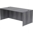 thumbnail image 4 of Lorell LLR69550 Weathered Charcoal L-Shaped Laminate Rectangular Desking, Charcoal Gray - 72 x 36 x 29.5 in., 4 of 7