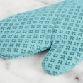 thumbnail image 4 of KitchenAid Asteroid Oven Mitt Set, Mineral Water Aqua, 7"x12.5", Set of 2, 4 of 6