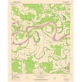 thumbnail image 2 of USGS 26x31 White Modern Wood Framed Museum Art Print Titled - Barkman Texas Quad - USGS 1950, 2 of 4