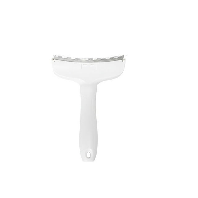Pet Deshedding Brush, Staron 2026 Efficient Gentle Dog Grooming Comb, Ergonomic Non-Slip Handle Deshedding Tool For All Coat Types, White