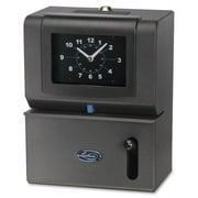 Lathem, LTH2126, Manual Front-feed Time Recorder, 1 Each, Charcoal