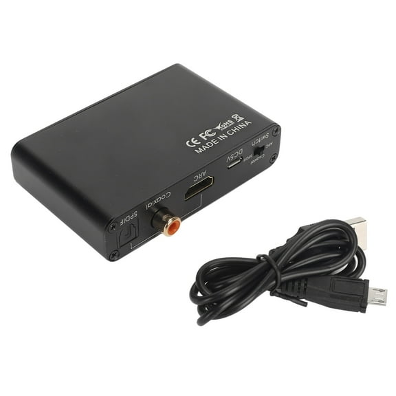 Digital Analog Sound Converter Optical SPDIF Support 5.1 Channel HD Output ARC Sound Extractor for Home Cinema