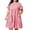 Red, variant on Guieoi Plus-Size Womens Dresses Plus Size Summer Checkered Pleated Short-Sleeve Round-Neck Casual A-Line Dress with Pockets Yellow L