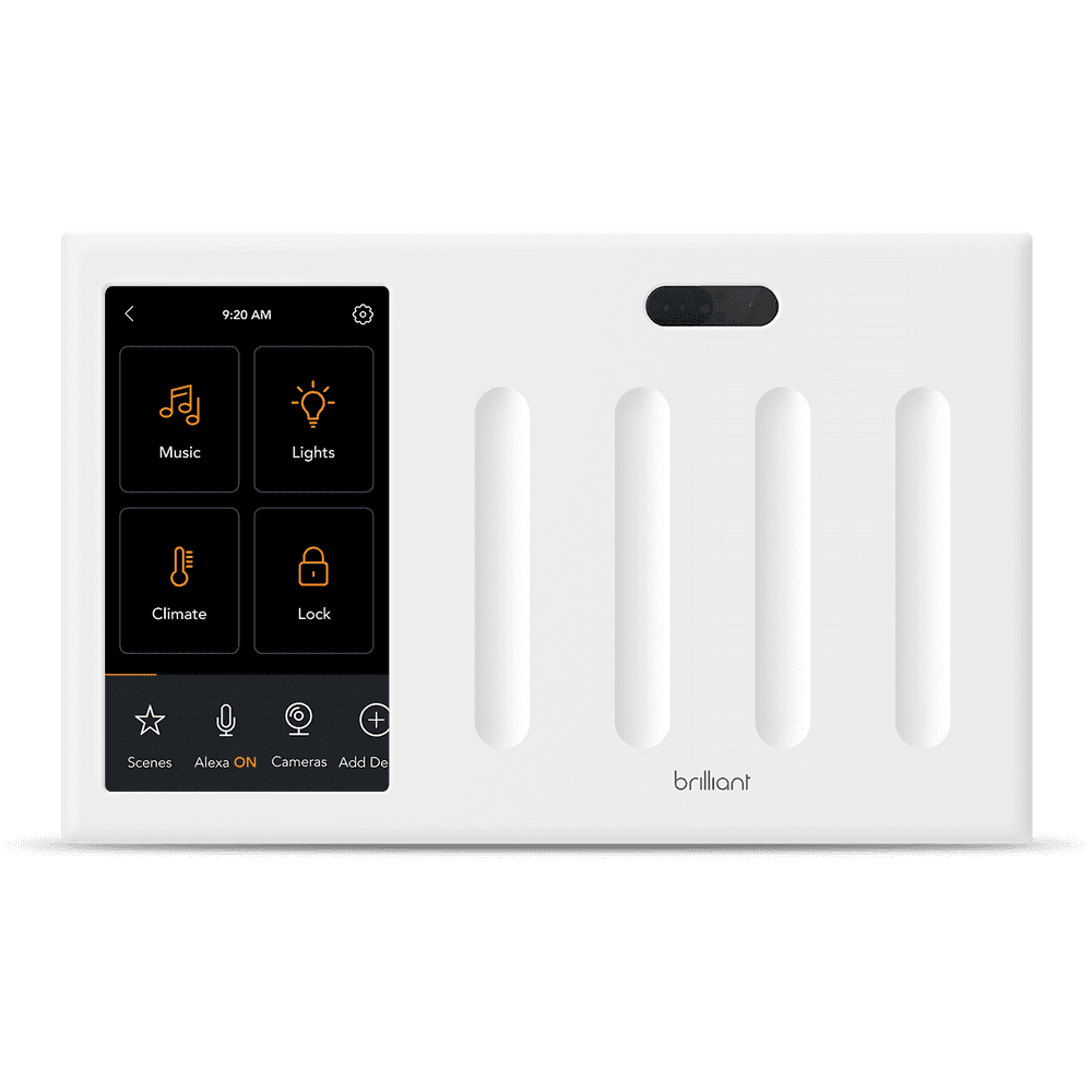Brilliant Smart Home Control (4-Switch Panel) — Alexa Built-In