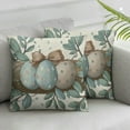 thumbnail image 2 of COMIO  Easter Eggs Eucalyptus Throw Pillow Cover, Spring Easter Cushion Case Decoration for Sofa Couch&nbsp;2pc, 2 of 6