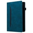 thumbnail image 2 of ELEHOLD Wallet Case for Samsung Galaxy Tab S10 FE+, Premium PU Leather Folio Case Cover with Card Slots & Stand & Pencil Holder,Blue, 2 of 9