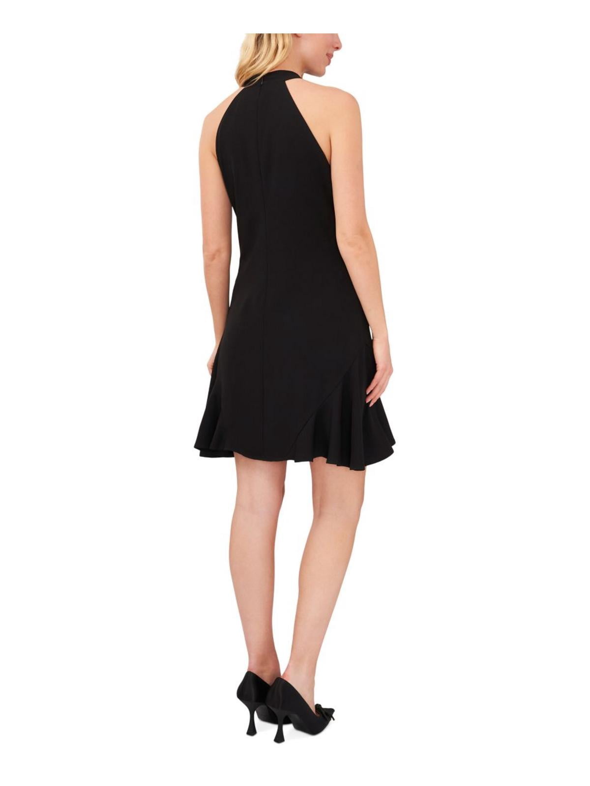 cece halter godet dress Beverly and Beck Women's Cece Sequin Halter Mini Dress in Brown