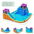 thumbnail image 2 of Costway 6 in 1 Inflatable Dual Slide Water Park Climbing Bouncer W/ 950W Blower, 2 of 10