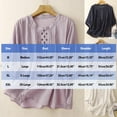 thumbnail image 3 of LiMoi Summer Blouses for Women Dressy Casual 3/4 Sleeve Shirts for Women Dressy Casual T Shirts Plain T Shirts for Women Bulk New & Trending, 3 of 9