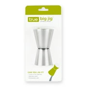 True Big Jig Stainless Steel Double Jigger, Home Bar, Party, 1oz and 1.5oz