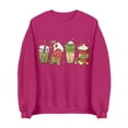 thumbnail image 3 of Chandail Grinch pour Femmes Grande Taille Mode Décontractée Imprimé de Noël Manches Longues Col Rond Chandail Ample Chandails en Molleton Grinch Imprimé, m, 3 of 4