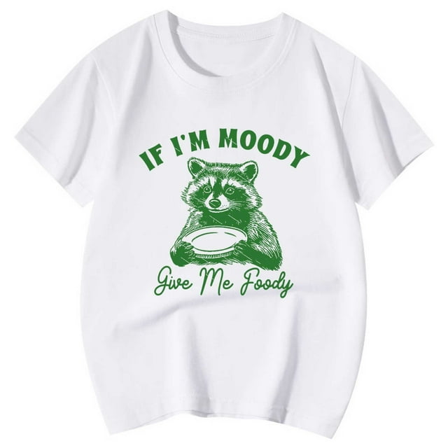 TZEWGL T-Shirts pour Tout-Petits Imprimé Animal Mignon Col Rond Manches Courtes Blouse pour Filles Garçons Taille 12-13T