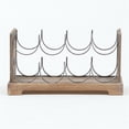 thumbnail image 1 of Porte-vins en Bois et en Métal, 1 of 5