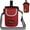 Red, variant on PetAmi Dog Treat Pouch, Large 3-Cup Dog Training Treat Bag with Poop Bag Dispenser, Hands-Free Waist Belt & Crossbody Strap, Reflective with Multiple Pockets & Belt Clip (Red)