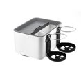 thumbnail image 1 of Riwesomey Caja de almacenamiento Universal para reposabrazos de coche, portavasos, organizador de artículos diversos automotriz multifuncional, contenedor Automoción decorativa y accesorios Gris, 1 of 6