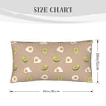 thumbnail image 4 of Easygdp Egg and Avocado Envelope Closure Pillowcase - 20x36in, Queen Pillowcase, Breathable, Stain-Resistant, Wrinkle-Free, 4 of 9
