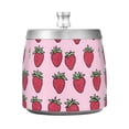 thumbnail image 7 of Yayeee Ashtray with Lid for Cigarette Smokeless Stainless Steel Home Ash Holder, Cartoon Strawberry, 7 of 7