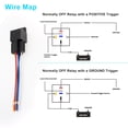 thumbnail image 5 of Unique Bargains 5Pins 48V 40A Relay for Motorcycle Car Truck Boat with Sockets Fuses Black 1 Set Plastic Hanging, 5 of 6