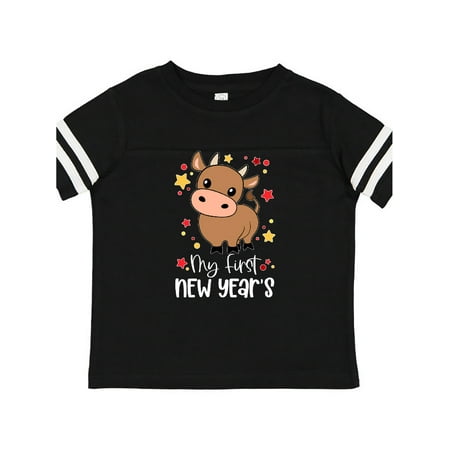 

Inktastic My 1st New Years Cute Ox Gift Toddler Boy or Toddler Girl T-Shirt