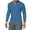 Blue, variant on Mens T Shirt,Men's Casual Solid Long Sleeve Crew Neck Button Pullover T-Shirt