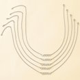 thumbnail image 5 of Collar con colgante de corazón de 5 uds para niñas, amigos, pareja, cadena de clavícula presente, 5 of 5