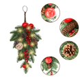 thumbnail image 7 of XGFHYJEH Christmas Wreaths with Lights, 20in Pre-lit Christmas Wreaths for Front Door, Christmas Wreath for Door, Outdoor Christmas Wreaths, Christmas Door Wreaths, Christmas Swags and Wreaths, 7 of 7
