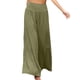 thumbnail image 3 of Pantalones de Verano ANGGREK para Mujer, Pantalones de pierna ancha, Ajuste Holgado, Elástico, 3 of 5