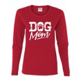 thumbnail image 2 of Wild Bobby Dog Mom Dog Lover Women Graphic Long Sleeve Tee Red X-Large, 2 of 5