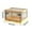 A, variant on Foldable Storage Box Plastic Transparent Home Dormitory Clothing Blanket Organizer with Wheels and Front Door Opening 28 in x 38.5 in x 24.2 in