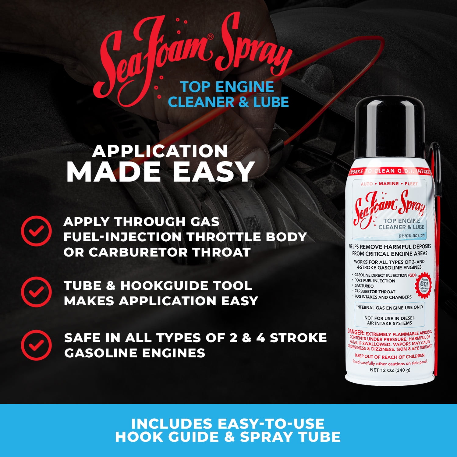 【別倉庫からの配送】 Lube and Cleaner SS14 Foam Sea Spray, Walmart.com - oz 14 ExteriorCare